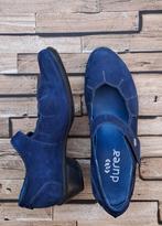 DUREA Donkerblauwe Lederen Ballerina's maat 37, Durea, Ballerina's, Zo goed als nieuw, Verzenden