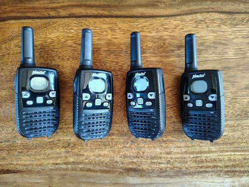 4 portofoons voor huis, tuin en vakantie (Alecto FR-14), Telecommunicatie, Portofoons en Walkie-talkies, Gebruikt, Portofoon of Walkie-talkie