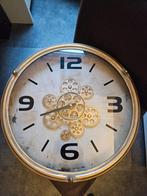 Mooie klok met werkende tandwielen, Ophalen, Staal, Overige merken, 1960 of later