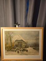 Pastel  gesigneerd, Antiek en Kunst, Kunst | Schilderijen | Klassiek, Ophalen of Verzenden