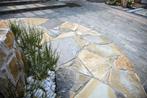 flagstones Yellow Shards Kwartsiet nu € 39,95 p/m2, Nieuw, Natuursteen, Ophalen, Terrastegels