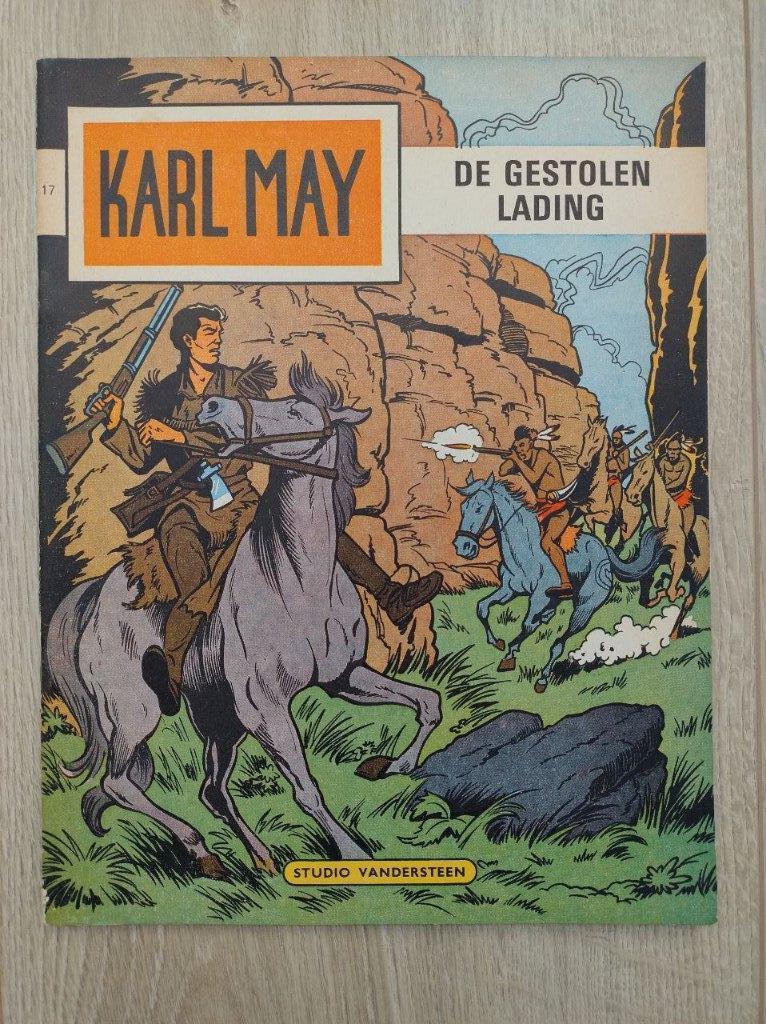 Twee Karl May stripverhalen, Gelezen, Ophalen of Verzenden, Studio Vandersteen, Meerdere stripboeken