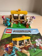 Lego Minecraft Paardenstal 21171, Ophalen of Verzenden, Gebruikt, Complete set, Lego