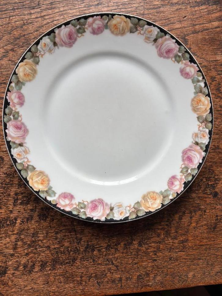 8 ontbijtborden Thomas - Bavaria roosmotief, Antiek en Kunst, Antiek | Servies los, Ophalen