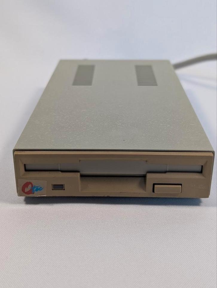 Vintage Externe Floppy Drive – Qtec EX-320 – 3,5 inch, Computers en Software, Vintage Computers, Ophalen of Verzenden