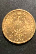 Duitse 20 Mark Goud 1873 22k, Ophalen of Verzenden, Duitsland, Losse munt, Goud