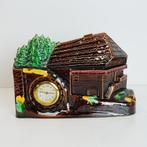 Vintage jaren 60 porseleinen klok sculptuur., Antiek en Kunst, Antiek | Klokken, Ophalen of Verzenden