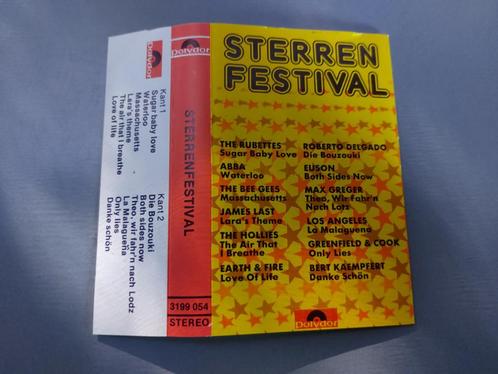 STERRENFESTIVAL (CASSETTEBANDJE), Cd's en Dvd's, Cassettebandjes, Zo goed als nieuw, Origineel, Pop, 1 bandje, Ophalen of Verzenden