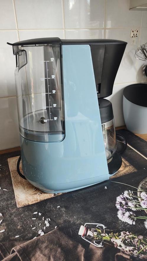 Blauwgrijs Tchibo filterkoffie apparaat z.g.a.n., Witgoed en Apparatuur, Koffiezetapparaten, Zo goed als nieuw, Koffiemachine