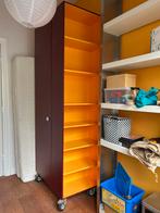 Kledingkast/boekenkast combi - Gratis afhalen, Huis en Inrichting, Kasten | Boekenkasten, Ophalen, Gebruikt, 200 cm of meer, Met hangruimte