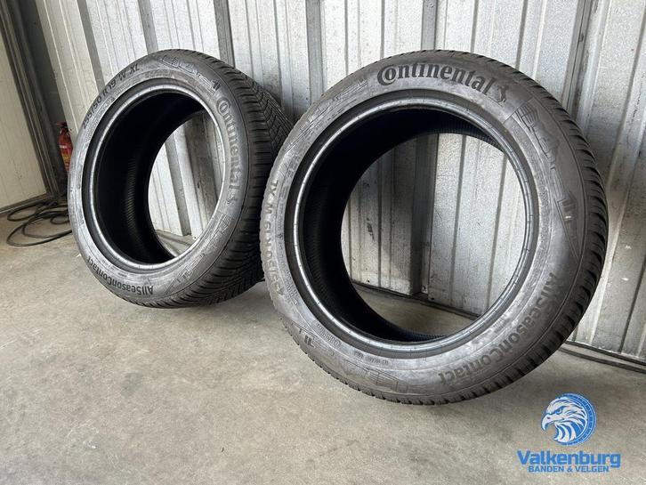 6.5mm! AllSeasonBanden 255/50R19 Continental AllSeasonContac, Auto-onderdelen, Banden en Velgen, Band(en), All Season, 19 inch