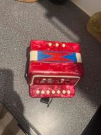 Kleine Knopaccordeon - 32-bas, Muziek en Instrumenten, Overige merken, Gebruikt, Met riemen, 32-bas
