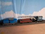 MARKLIN TREINSETJE 3078 MET KRAAN EN PLATTE WAGEN, Hobby en Vrije tijd, Modeltreinen | H0, Wisselstroom, Locomotief, Ophalen of Verzenden