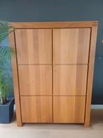 Eiken opbergkast, Huis en Inrichting, Ophalen, 100 tot 150 cm, Eikenhout, Robuust.