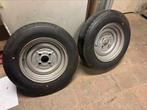 Te Koop set aanhangwagen wielen incl velg, Ophalen, Gebruikt, 80 kg of meer