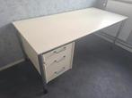 Bureau met 3 lades inclusief slot, Ophalen of Verzenden, Gebruikt