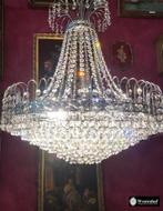 Kristallen kroonluchter swarovski zakkroonluchter zilver, Ophalen of Verzenden, Overige materialen