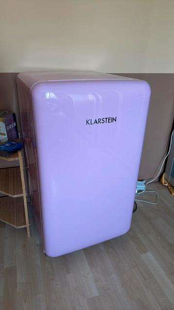 Klarstein PopArt - Retro Koelkast - Roze 118 liter beschikbaar voor biedingen