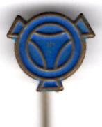 Scania blauw op koper vrachtwagen speldje ( E_049 ), Verzenden, Zo goed als nieuw, Transport, Speldje of Pin