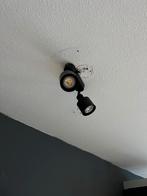 Moderne plafondspot met twee lampen, Huis en Inrichting, Ophalen, Gebruikt, Metaal of Aluminium, Led