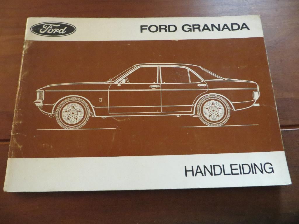 Instructieboek Ford Granada 1.7 V4 t/m 3.0 V6 + Coupe 1975, Auto diversen, Handleidingen en Instructieboekjes, Ophalen of Verzenden