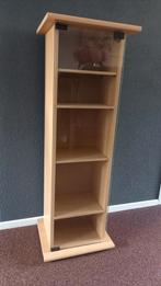 Vitrine CD Kast, Huis en Inrichting, Woonaccessoires | Cd- en Dvd-rekken, Ophalen, Gebruikt, Hout, Cd's of Dvd's