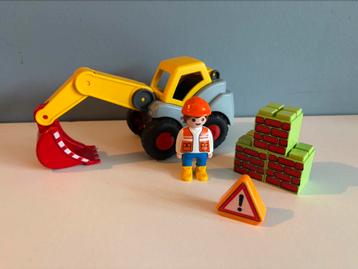 Playmobil 123 1.2.3 graafmachine 70125 beschikbaar voor biedingen