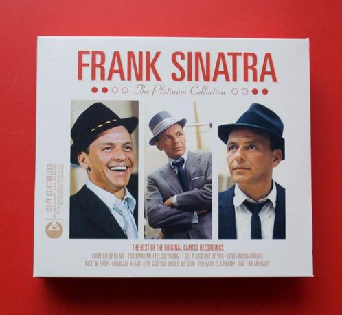 3cd-box Frank Sinatra The platinum collection The voice, Cd's en Dvd's, Cd's | Jazz en Blues, Jazz en Blues, 1960 tot 1980, Ophalen of Verzenden