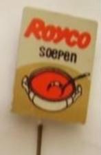 Pin - ROYCO soepen, Verzamelen, Speldjes, Pins en Buttons, Ophalen, Zo goed als nieuw, Merk, Speldje of Pin