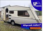 Kip Caravan 48T Greyline Stapelbed - 5 persoons! Koopje, Rondzit, Kip, Omvormbare zithoek, Bedrijf