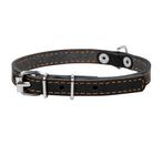 WAUDOG CoLLar Halsband Leder XS Nekom 27-35 cm Zwart KOOPJE!, Dieren en Toebehoren, Hondenhalsbanden en Penningen, Nieuw, Ophalen of Verzenden