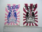 sticker oud DE DOEDEL DISCOTHEEK Dordrecht pinup vintage 2x, Verzenden, Zo goed als nieuw, Bedrijf of Vereniging