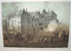 06 / Ijsselstein  Het Kasteel   Litho 1854, Antiek en Kunst, Ophalen of Verzenden
