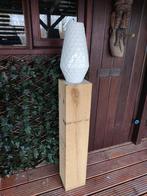 Sokkel + vaas., Huis en Inrichting, Woonaccessoires | Zuilen en Pilaren, Ophalen, Zo goed als nieuw