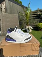 Jordan 3 “Dark iris” 41, Wit, Ophalen of Verzenden, Nike Air Jordan, Sneakers of Gympen