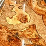 Epoxy eettafel met olijfhouten, Huis en Inrichting, Ophalen of Verzenden, Nieuw