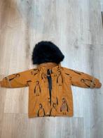 Mini Rodini Winterjas 92/98 - Geel/Oranje, Ophalen of Verzenden, Zo goed als nieuw, Jongen of Meisje