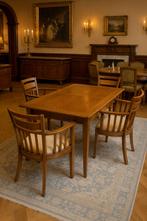 Eettafel met 4stoelen kersenhout Direct/Leverbaar/Enschede, Huis en Inrichting, Complete eetkamers, Ophalen, Zo goed als nieuw