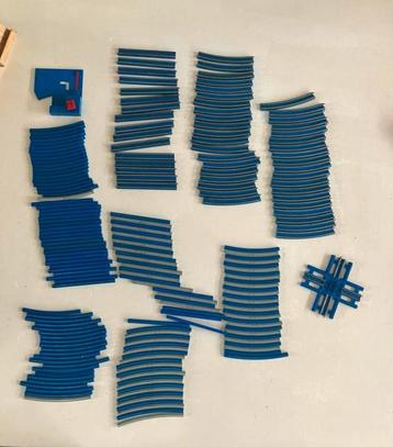 Lego rails blauw electrisch vintage beschikbaar voor biedingen
