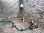 Vintage: Fisher Price GeoTrax Trein met gebouwen en rails, Ophalen of Verzenden, Gebruikt, Speelset, Met geluid
