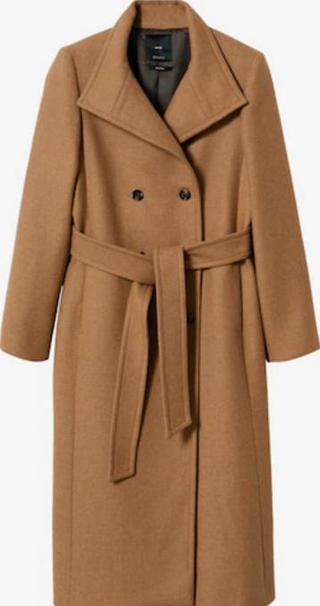 Camelkleurige damesmantel - MNG - XXL beschikbaar voor biedingen
