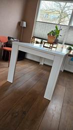 Eettafel wit, 190cm, Ophalen, Gebruikt, 50 tot 100 cm, Vijf personen of meer