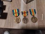 Overwinning medailles ww1, Ophalen of Verzenden, Overige soorten, Overige gebieden, Lintje, Medaille of Wings