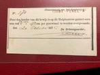 600 Ned 1871 stortingsbewijs OUDE PEKELA, Ophalen of Verzenden, Envelop