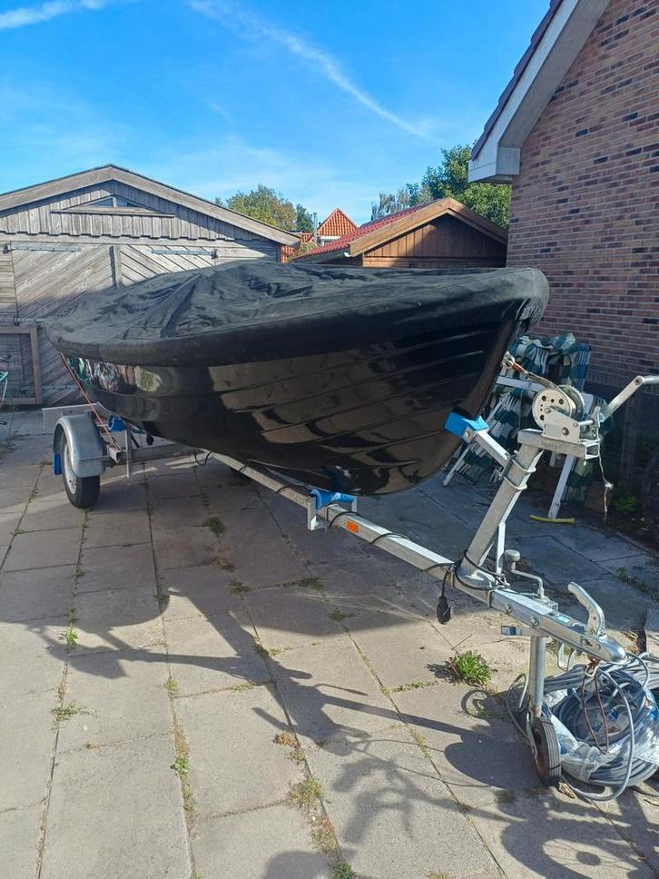 elegance 430, Watersport en Boten, Motorboten en Motorjachten, Gebruikt, Polyester, Tot 6 meter, Benzine, Buitenboordmotor, Minder dan 10 pk