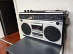 Vintage Philips 22AR580 ghettoblaster, Ophalen of Verzenden, Gebruikt
