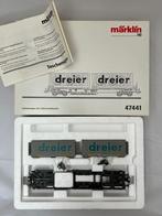 Märklin, 47441, HUPAC SBB draagwagen, 2 wisselbakken Dreier., Wisselstroom, Ophalen of Verzenden, Märklin, Nieuw