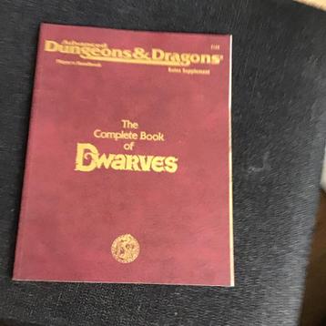 Adv Dungeons&DragonsAD&D2nd Ed.The Complete Book of Dwarves beschikbaar voor biedingen