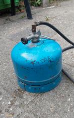 Een Gasfles met een soldeer brander, Caravans en Kamperen, Ophalen of Verzenden, Gebruikt