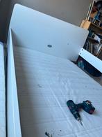Ikea Bed 160x200 met Lattenbodem, Gebruikt, Wit, Tweepersoons, Ophalen of Verzenden